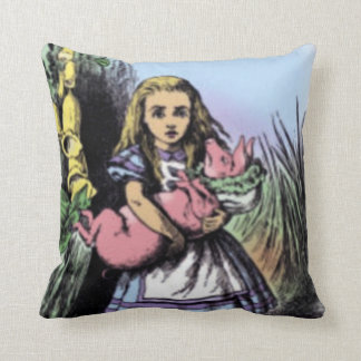 Alice & grisbabyen i den pastellamerikanMoJo Kudde