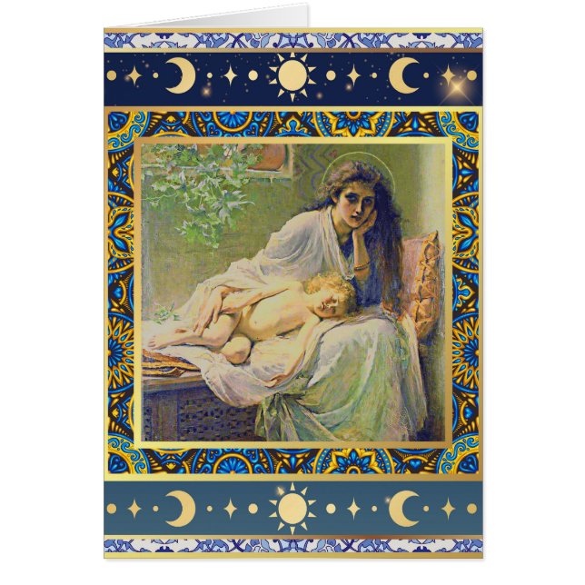 Alice Havers tog bort "Men Mary Kept All.." Hälsningskort (Framsidan)