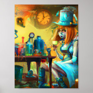 Alice i Alchemy Lab Poster
