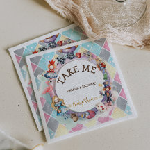 Alice i babyduschen på underland