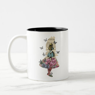 Alice i den Magical trädgården för underland - Två-Tonad Mugg