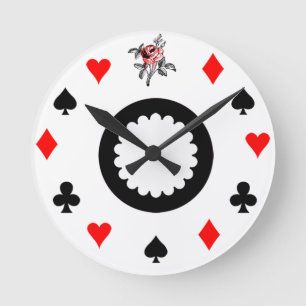 Alice i den Themed underland Rund Klocka