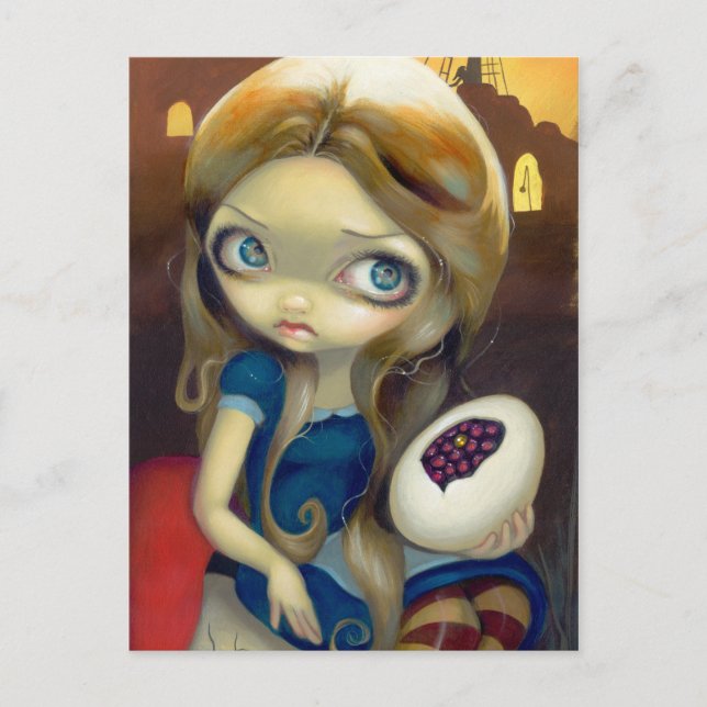 "Alice i en Brueghel-vision" Postkort Vykort (Framsida)