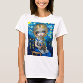 "Alice i en Van Gogh Nocturne" T Shirt