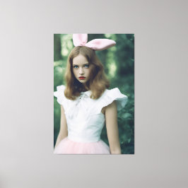 Alice i Forest Mode har slutat att vara filmofoto Canvastryck