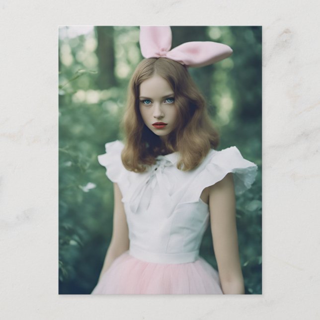 Alice i Forest Mode har slutat att vara filmofoto Vykort (Framsida)