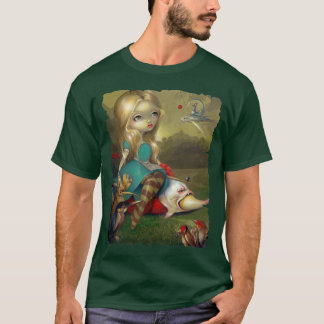 Alice i goth för lowbrow för SKJORTA för T-shirt