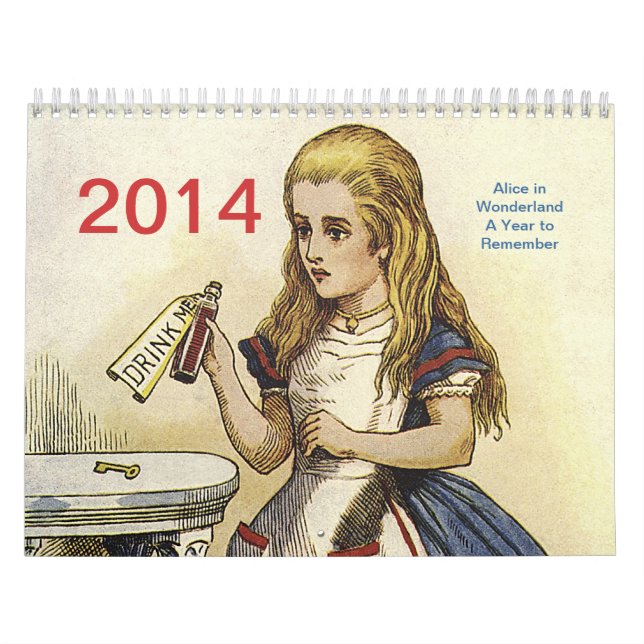 Alice i kalender för underland 2014 (Omslag)