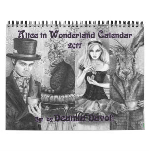 Alice i kalendersaga för underland 2017 kalender