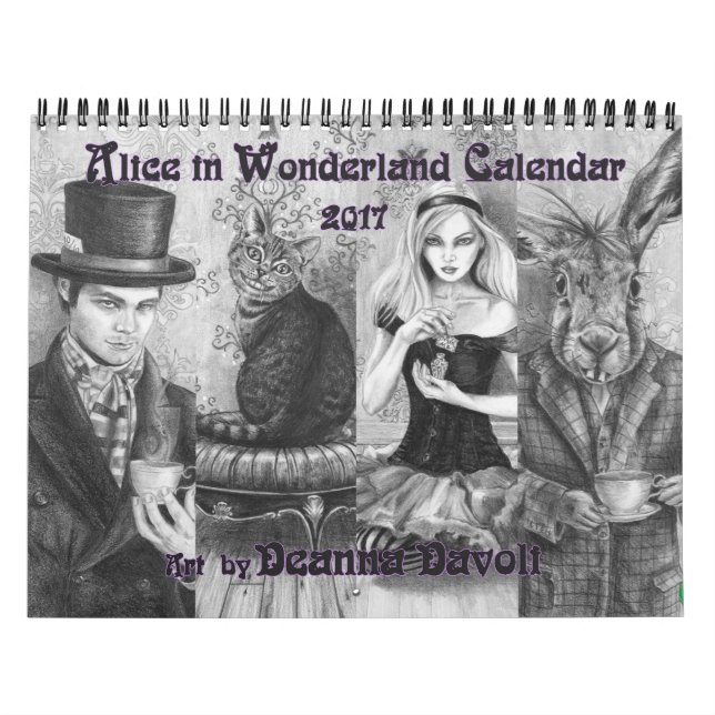Alice i kalendersaga för underland 2017 kalender (Omslag)