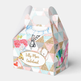 Alice i Onederland Birthday Favor Box Presentaskar