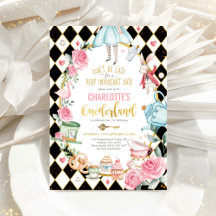 Alice i Onederland Birthday Mad Hatter Tea Party
