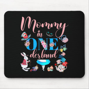 Alice I Onederland Familj Mamma Till Födelsedags G Musmatta