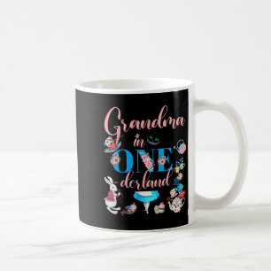 Alice i Onederland-familjefarman på födelsedagen Kaffemugg