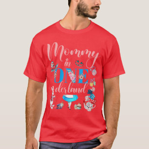 Alice i ONEderland Familjemamma födelsedags tjej T Shirt