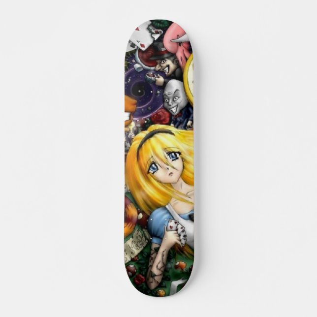 Alice i Skateland 2 Skateboard Bräda 20 Cm (Framsida)