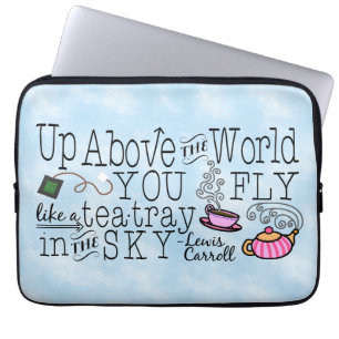 Alice i TeaCarroll för underland det nyckfulla Laptop Sleeve