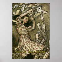 Alice i Texas Holdem Poker Poster