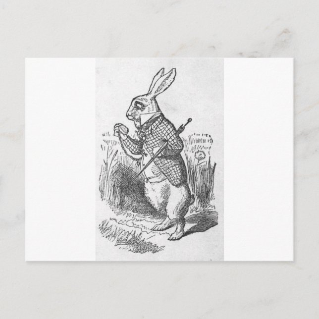 Alice i underland 2,5 vykort (Framsida)