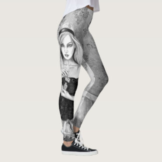 Alice i underland All över damasker Leggings