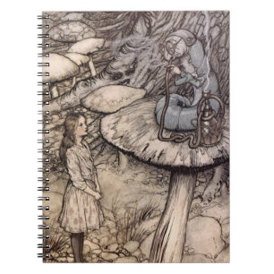Alice i underland anteckningsbok