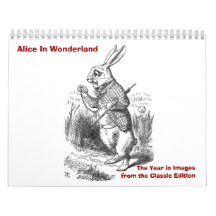 Alice i underland, året i bilder kalender