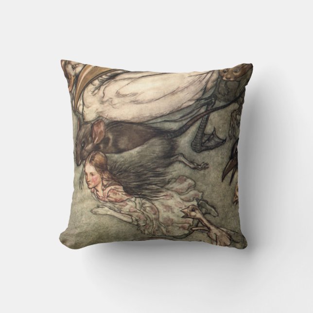 Alice i underland av Arthur Rackham Kudde (Framsida)