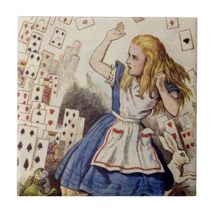 Alice i underland belägger med tegel, Card attack Kakelplatta