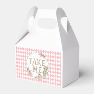 Alice i Underland Birthday Favor Box Ta mig Presentaskar