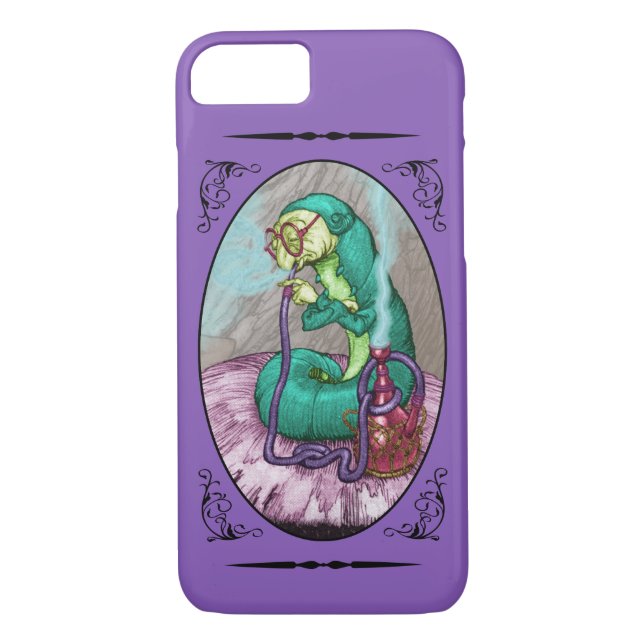 Alice i underland - Caterpillar Case-Mate iPhone Skal (Baksida)
