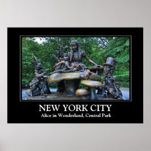 Alice i underland - Central Park NYC Poster