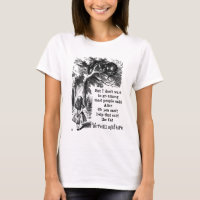 Alice i underland; Cheshire katt med Alice
