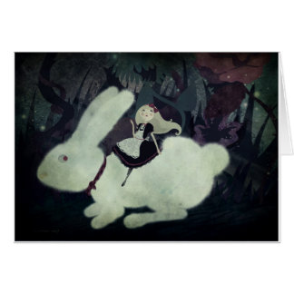 Alice i underland hälsningskort