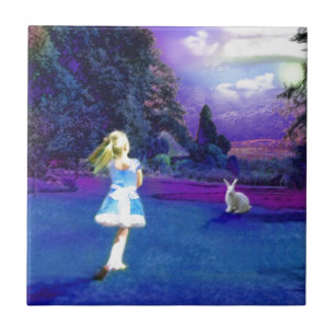 Alice i underland kakelplatta