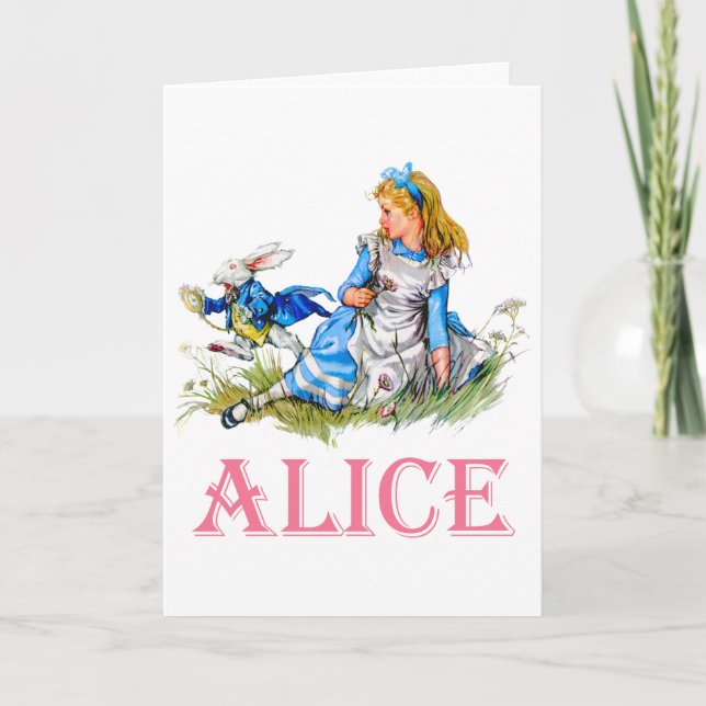 ALICE I UNDERLAND KORT (Framsida)