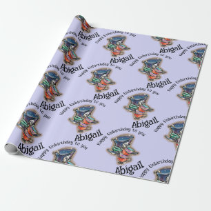 Alice i underland Mad Hatter Tekopp eget namn Presentpapper