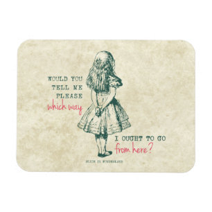 Alice i underland magnet