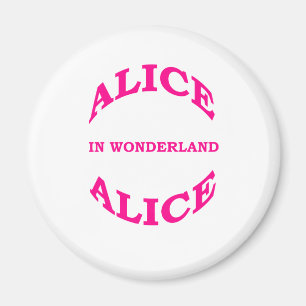 Alice i underland magnet