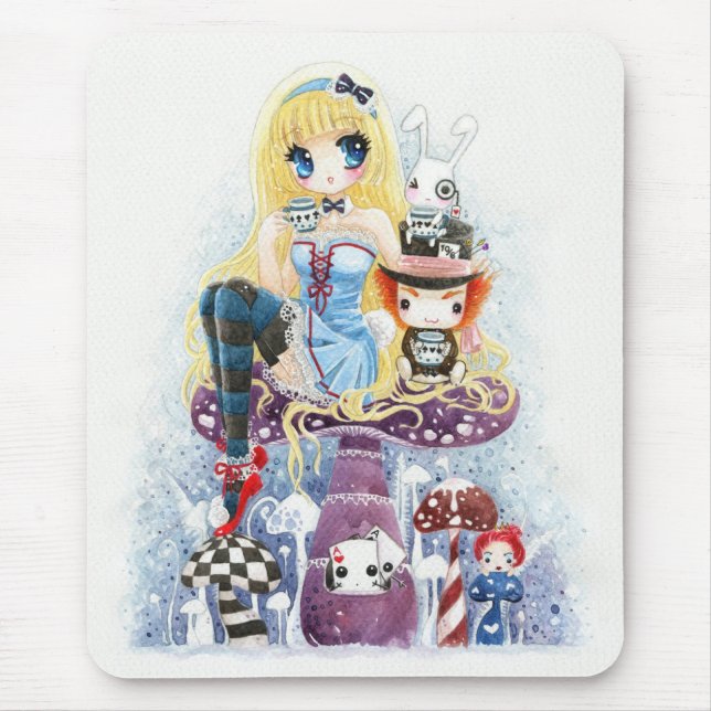 Alice i underland musmatta (Framsidan)
