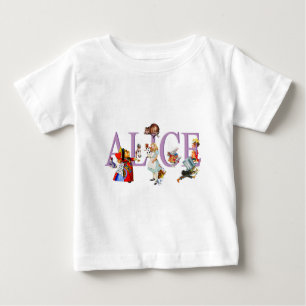 Alice i underland och vänner tee shirt