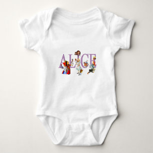 Alice i underland och vänner tee shirt