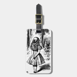 Alice i underland - original- illustration bagagebricka