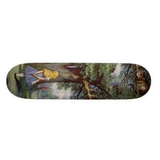 Alice i underland Pro SkakeBoard Mini Skateboard Bräda 18,7 Cm