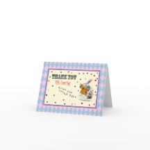 Alice i underland - tackkort