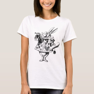 Alice i underland - vitkanin t-shirt