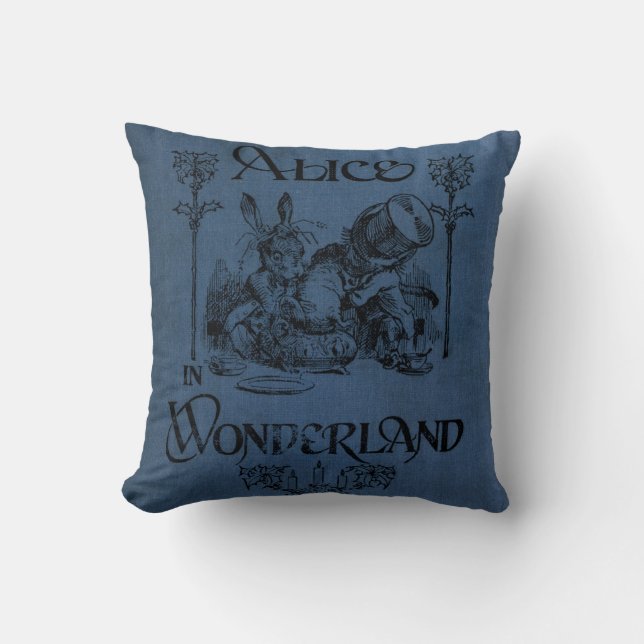 Alice i underlandbokomslag 1905 kudde (Framsida)
