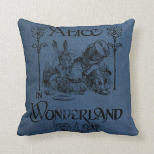 Alice i underlandbokomslag 1905 kudde