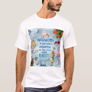 Alice i underlandcitationstecknet - fantasi t shirt