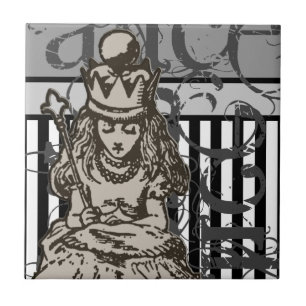 Alice i underlanddrottningAlice Grunge Kakelplatta
