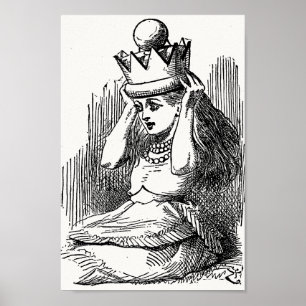 Alice i underlandet - Alice hittar Golden Krona Poster